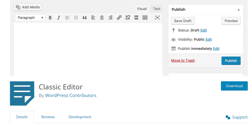Classic Editor