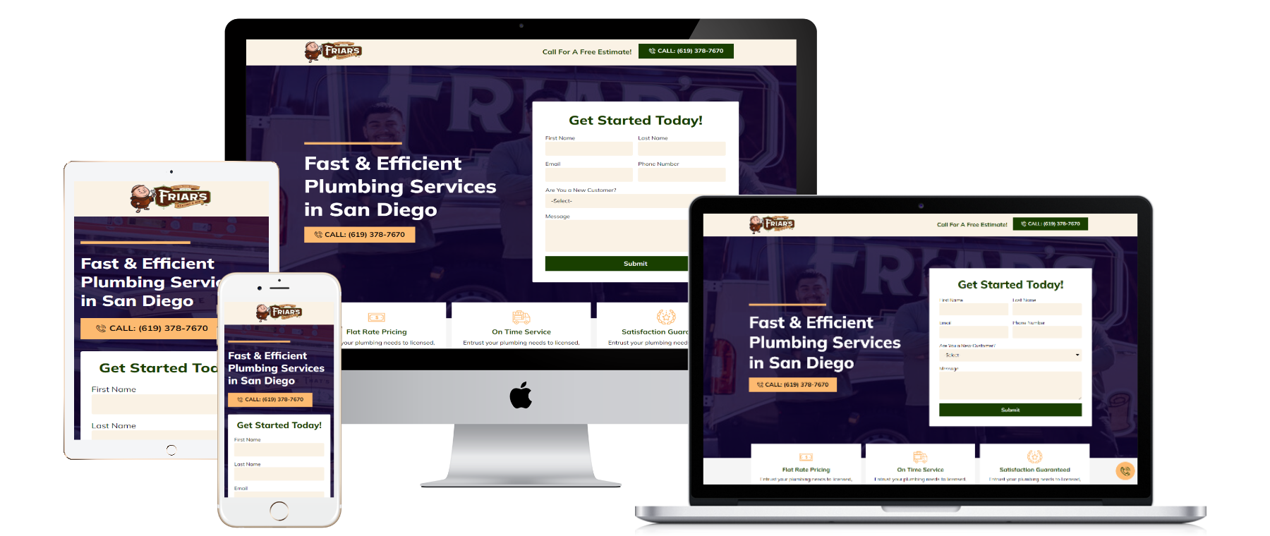 Landing page design or Web Design Company in USA